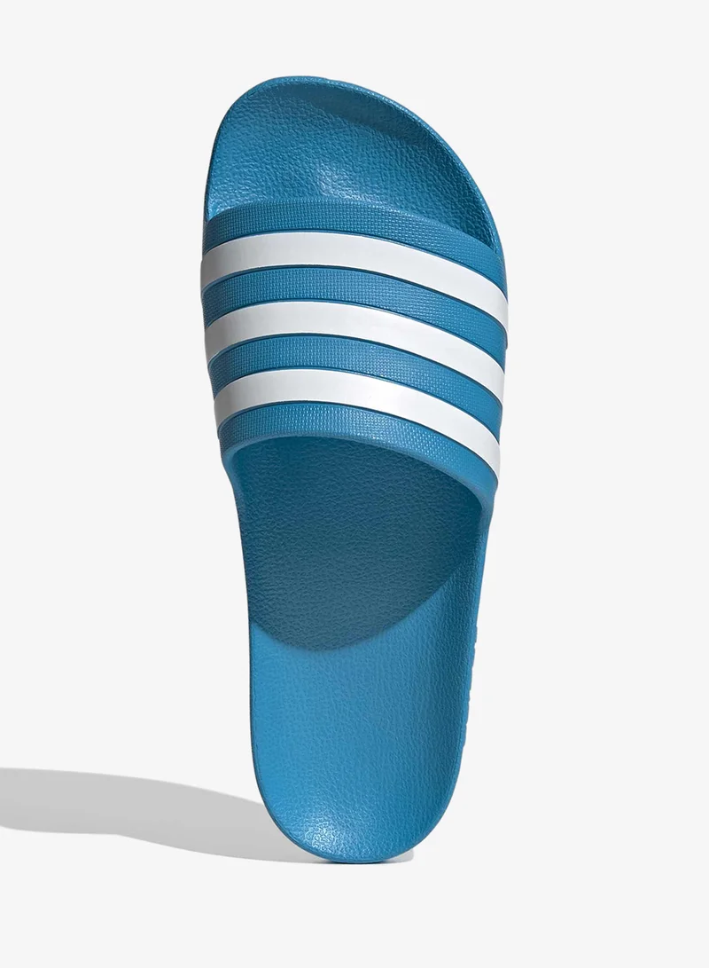 Adidas SOLBLU/FTWWHT/SOLBLU Adilette Aqua Slides for Men | Best Price UAE